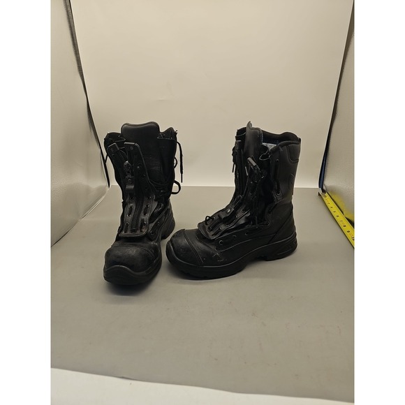 HAIX Airpower XR1 Leather Firefighter Combat Boots Capped Toe Waterproof Size 7